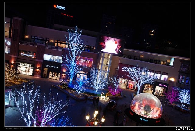 D80+A16 北京 SOLANA 商圈 夜景