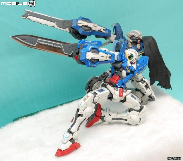 【作品分享】MG 1/100 (EXIA)能天使戰損修改版 SOLO秀