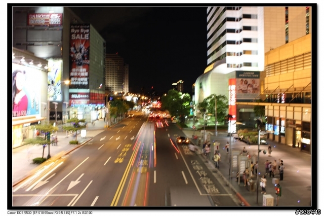 練習筆記第一章-550D新手之信義商圈夜景