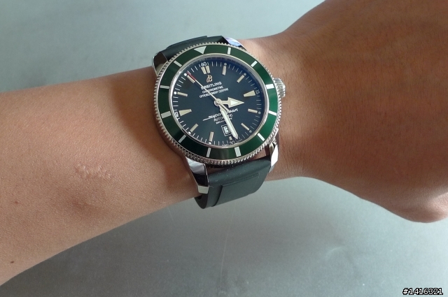 [開箱文]百年靈 BREITLING Superocean Héritage 46 ～犒賞自己不一樣綠水鬼！