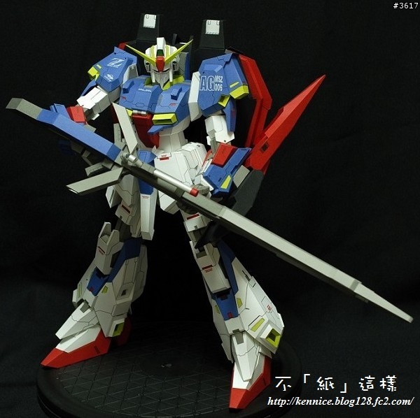 [紙模]MSZ-006 Zeta Gudam(販售前實體試作版)