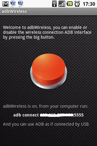 adbWireless解放你的Android手機屁屁
