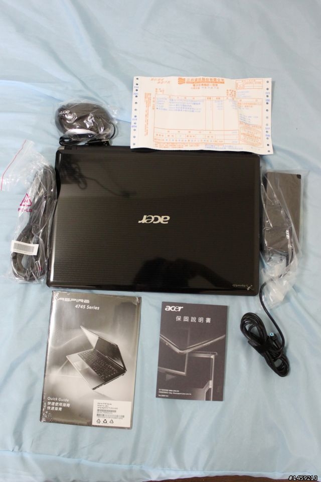 Acer 4745G i5-450M 開箱!!!!