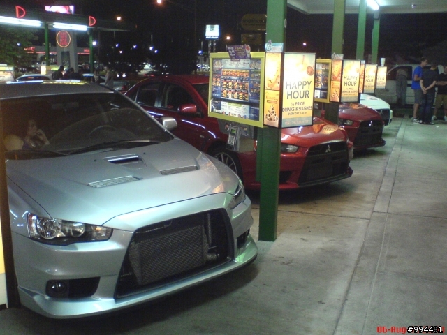 那一夜 EVO X 在 Oklahoma 出沒!!