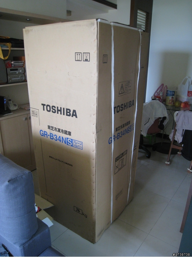 [開箱]Toshiba GR-B34N(S) 日本原裝冰箱