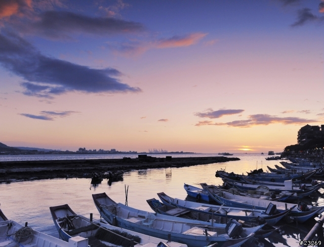 久久沒去的淡水,夕陽好美啊~