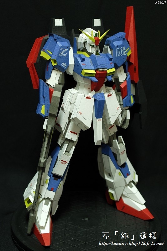 [紙模]MSZ-006 Zeta Gudam(販售前實體試作版)