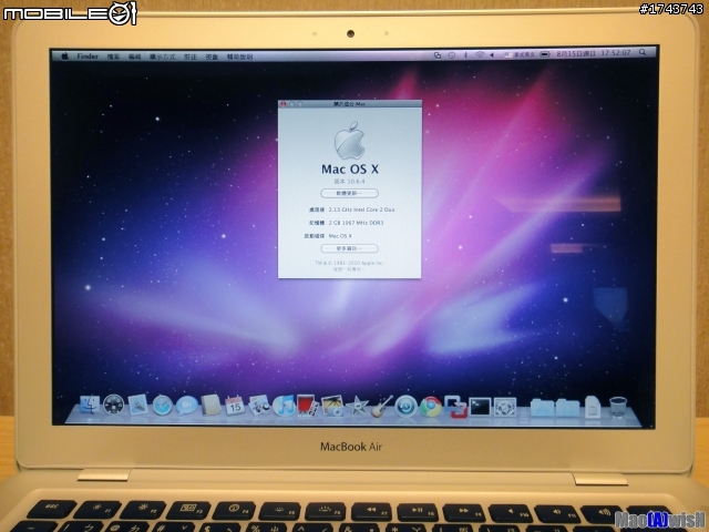 [開箱] MacBook Air 13.3" 2.13GHz + 圓剛三頻電視棒M實測
