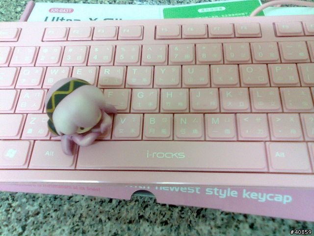 [開箱]七夕送啥搞不定? 不妨送把鍵盤也不賴! I-ROCKS 6431粉色版簡測~