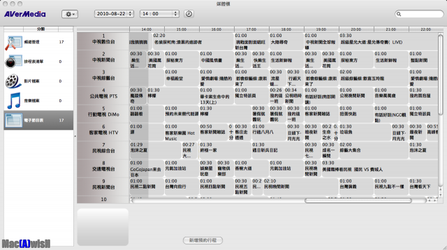 [分享] 圓剛三頻電視棒M(H830M) + AVerTV for Mac實測