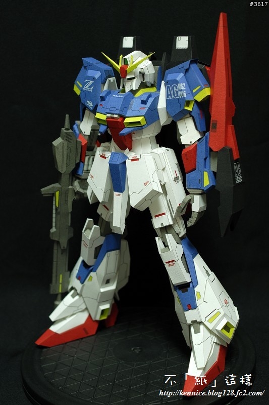 [紙模]MSZ-006 Zeta Gudam(販售前實體試作版)