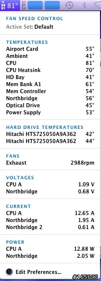 大家新拿到的 MAC mini server 待機及全速溫度多少 ?
