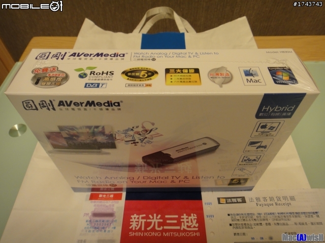[開箱] MacBook Air 13.3" 2.13GHz + 圓剛三頻電視棒M實測