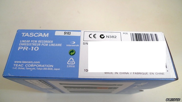［開箱］TASCAM PR-10 (這算平民級錄音筆/訊源吧)