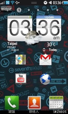[S8500 Bada 專用Widget] 桌面功能快捷按鍵 x 3 套