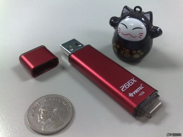 [開箱] Pretec i-Disk Tango 266X 16GB ATTO測試