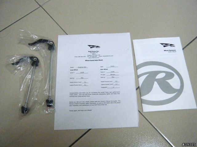 [開箱]Rolf Prima Dauphine 650c 女性專用輪組