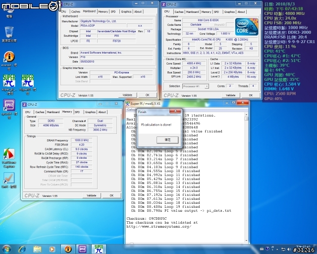 [決戰星海]技嘉P55A-UD3P尬上INTEL 655K