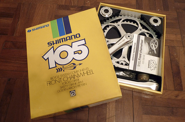 1982年 Shimano 105 金箭曲柄