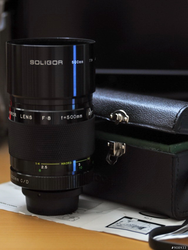 【開箱分享】Soligor 500mm/F8 T-mount反射鏡頭