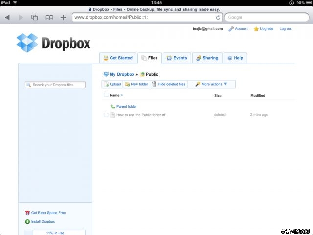 [分享]iPad 雲端 Dropbox 誤刪檔案 簡單五步驟拯救法