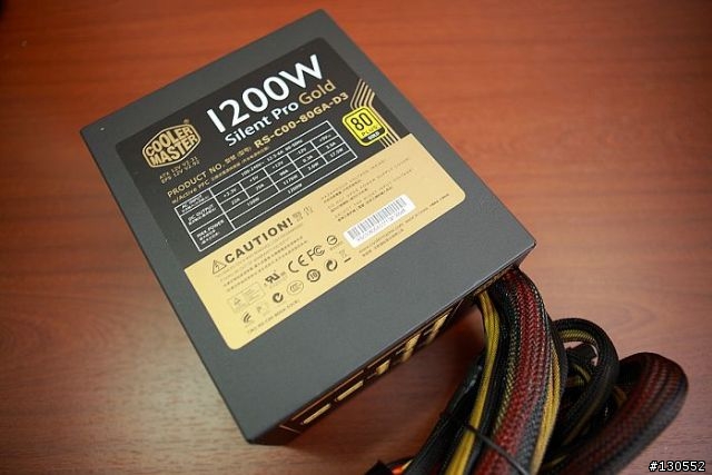 [開箱]CoolerMaster金牌模組PSU 1200W 簡介及測式