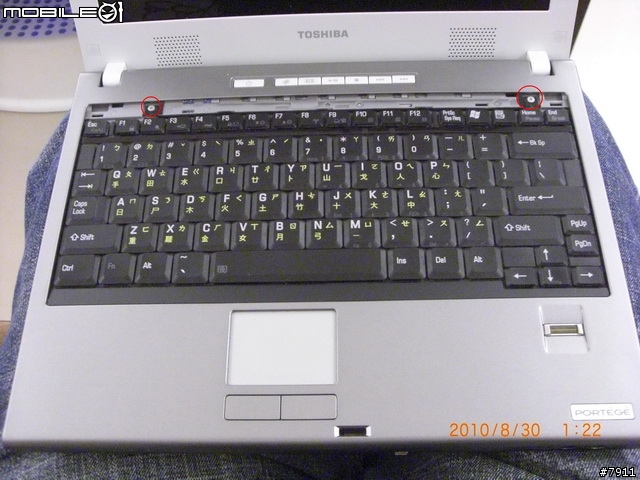 TOSHIBA M500拆機