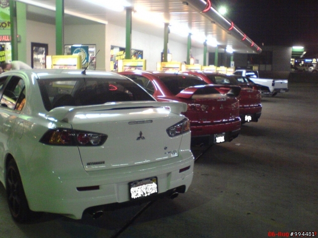 那一夜 EVO X 在 Oklahoma 出沒!!