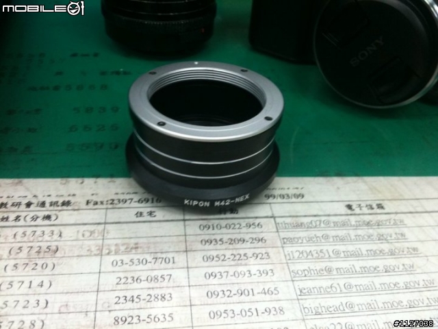 0805新增照片NEX-3 轉接M42 蔡司 Carl Zeiss Jena Pancolar 1.8/50 定焦鏡 分享