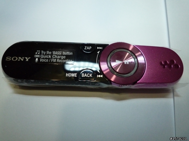 新入手~SONY NWZ-B153F/P 4G