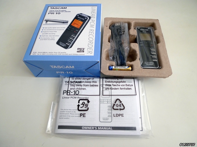［開箱］TASCAM PR-10 (這算平民級錄音筆/訊源吧)