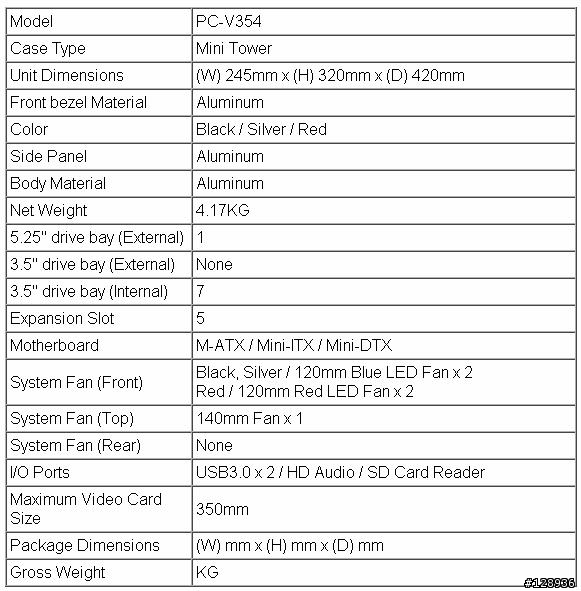 [簡單開箱]聯力PC-V354機殼(08/31補上裝機圖)