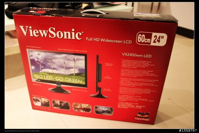[女王開箱文]超划算的Full HD LED液晶螢幕-Viewsonic VX2450WM