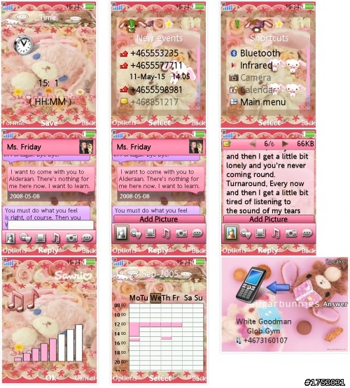 *加入載點zylo✿(๑◕‿◕๑)ﾉ✿甜點兔240X320主題
