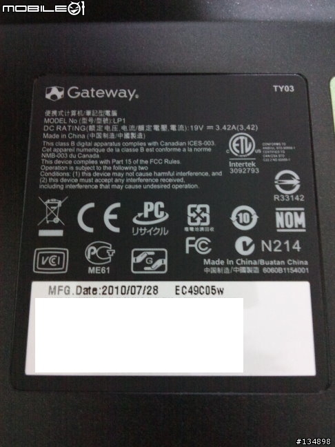 gateway EC49C05W 儉約分享