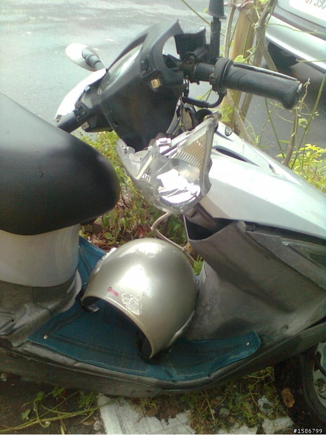 車禍了..