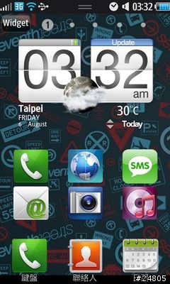 [S8500 Bada 專用Widget] 桌面功能快捷按鍵 x 3 套