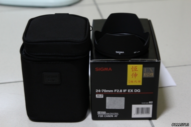 SIGMA 24-70mm F2.8 IF EX DG開箱文