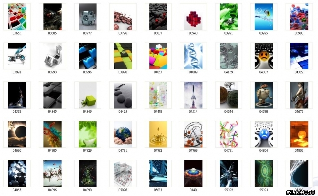 IPhone精美3D桌布，全部都是立體3D，送給喜歡3D立體的大家。121P    (第二彈)