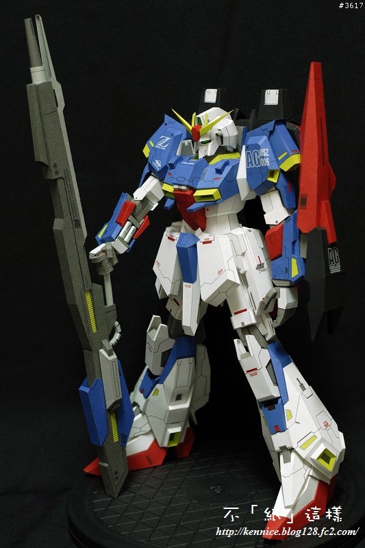 [紙模]MSZ-006 Zeta Gudam(販售前實體試作版)