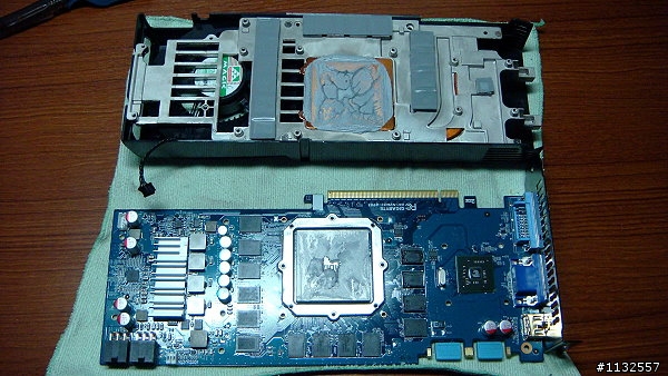 GTX260 重塗散熱膏的效果