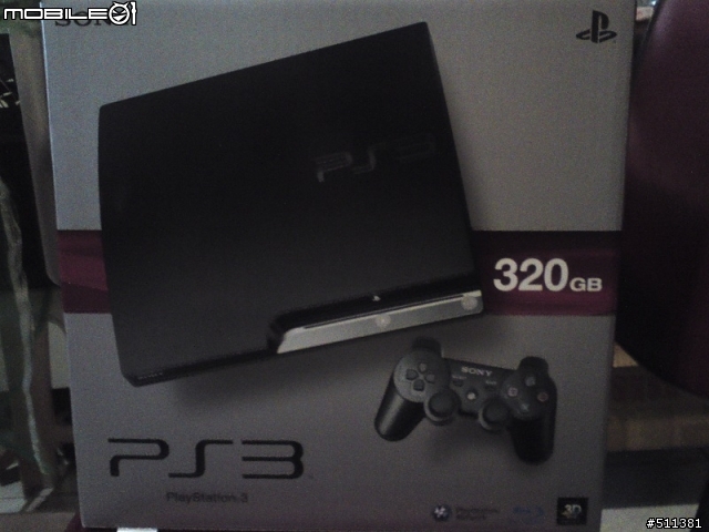 PS3 320黑炭娛樂站開箱..