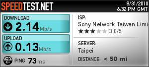 [再更新!]網路升速、So-net升級完成! 8/30 升速完成