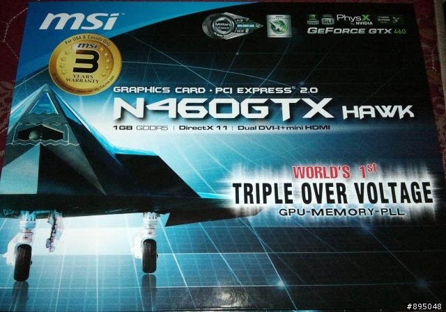關於460GTX HAWK 出廠貼紙?(補圖)