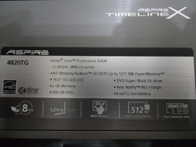請教 Acer 4820 TG Win7 記憶體問題 已爬文+客服過 [補開箱]
