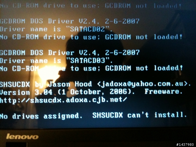 Thinkpad edge 想用 ghost xp 重灌 的問題,求救阿!