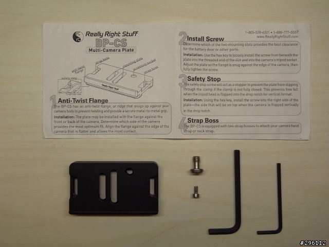 【輕裝上陣PART TWO】Really Right Stuff BH-30 Pro II 雲台