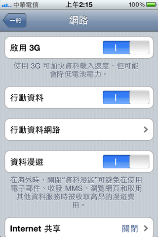 關於3G網路開啟的速度...這算秘技嗎????