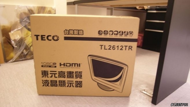 [開箱了]Our new TECO TL2612TR LCD~圖多