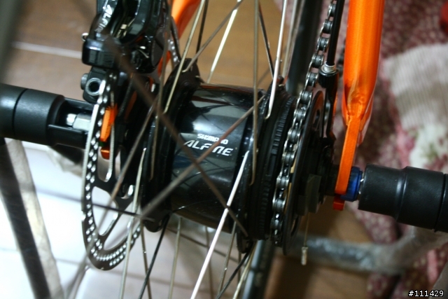 DIY內變碟煞版的BB30鋼管車